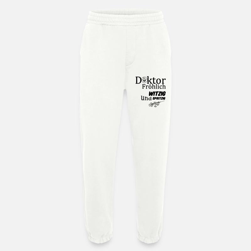 Doktor Fröhlich Geschenk - Heavyweight Jogginghose - made by SPREAD  - OFF WHITE