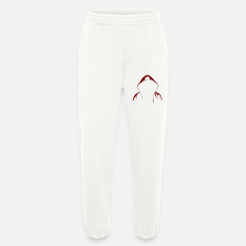 Sweat à capuche Hacker - Pantalon de jogging bio épais fabriqué en UE - OFF WHITE