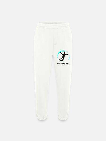 Handball - Pantalon de jogging bio épais fabriqué en UE - OFF WHITE