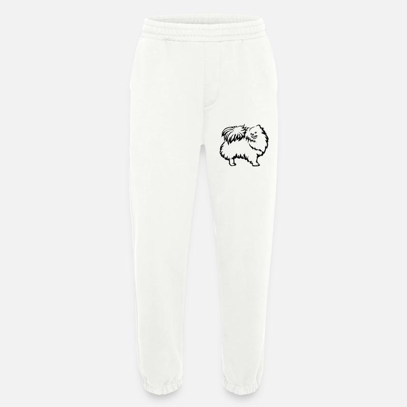 Dwarf spitz - Heavyweight Jogging Pants - made by SPREAD  - OFF WHITE