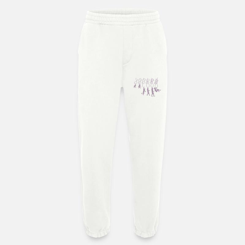 Evolution Climbing Climbing Knot Eighth Knot - Heavyweight Jogging Pants - made by SPREAD  - OFF WHITE