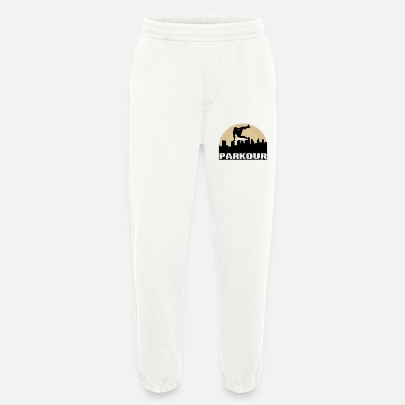 Parkour - Heavyweight Jogging Pants - made by SPREAD  - OFF WHITE