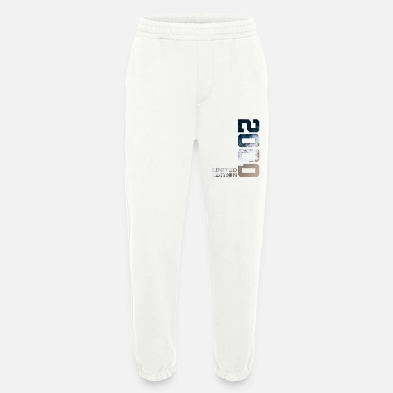 26TH ANNIVERSARY LIMITED EDITION 2000 - Heavyweight Jogging Pants - made by SPREAD  - OFF WHITE