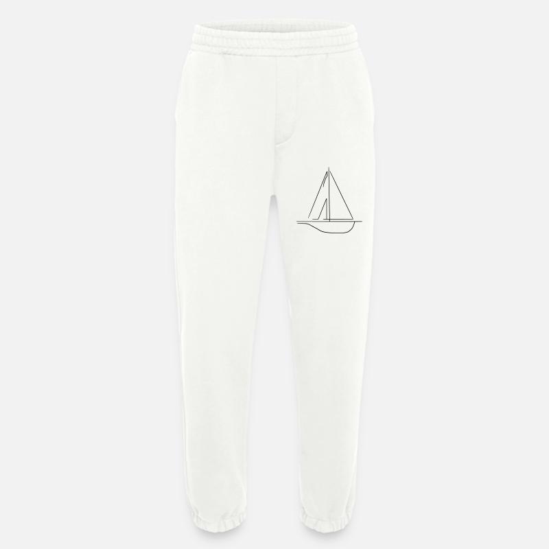 Segelschiff - Heavyweight Jogginghose - made by SPREAD  - OFF WHITE