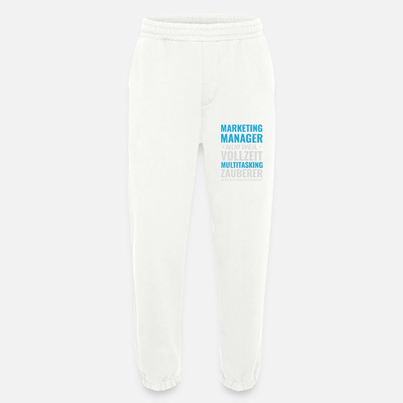 Marketing Manager – Multitasking Wizard - Heavyweight Jogging Pants - made by SPREAD - OFF WHITE