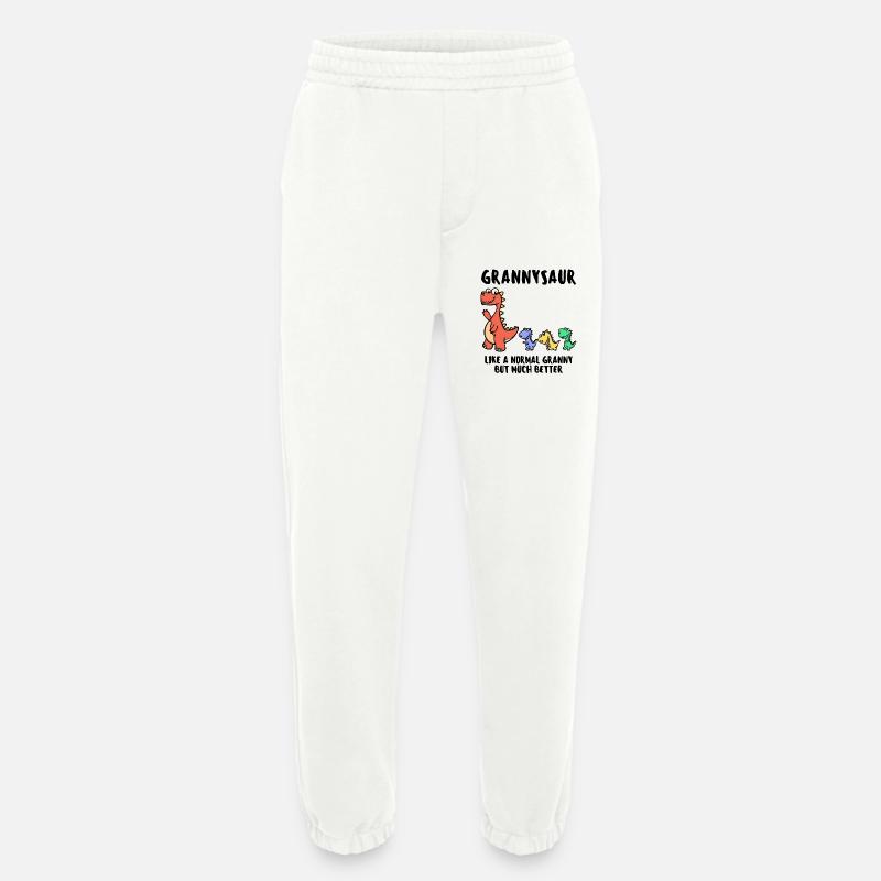 Oma Großmutter Dinosaurier Lustig Statement - Heavyweight Jogginghose - made by SPREAD  - OFF WHITE