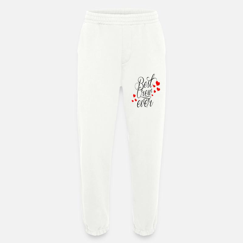 BEST CREW EVER - Heavyweight Jogginghose - made by SPREAD  - OFF WHITE