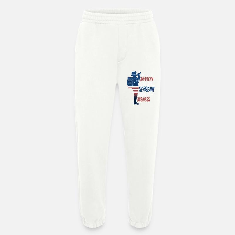 Drill Sergeant - Heavyweight Jogging Pants - made by SPREAD  - OFF WHITE