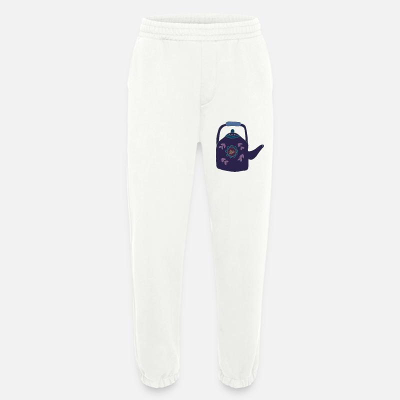 teekanne - Heavyweight Jogginghose - made by SPREAD  - OFF WHITE