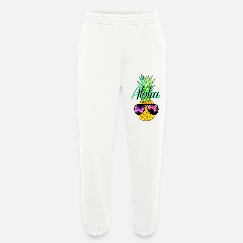 Ananas Aloha - Heavyweight Jogginghose - made by SPREAD  - OFF WHITE