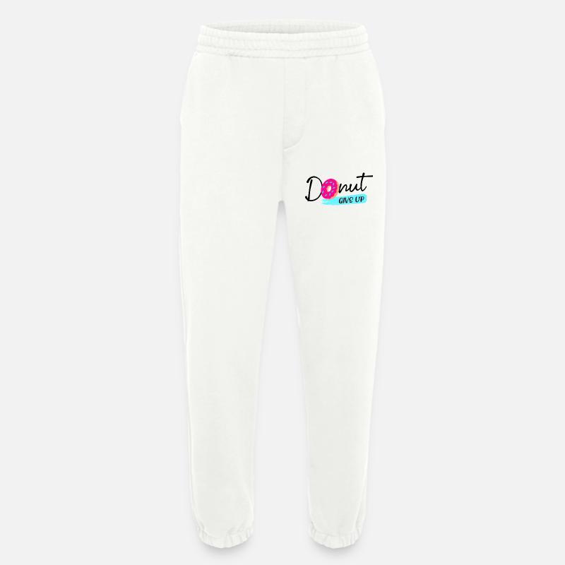 Donut Süßigkeiten Statement Naschen Lecker - Heavyweight Jogginghose - made by SPREAD  - OFF WHITE
