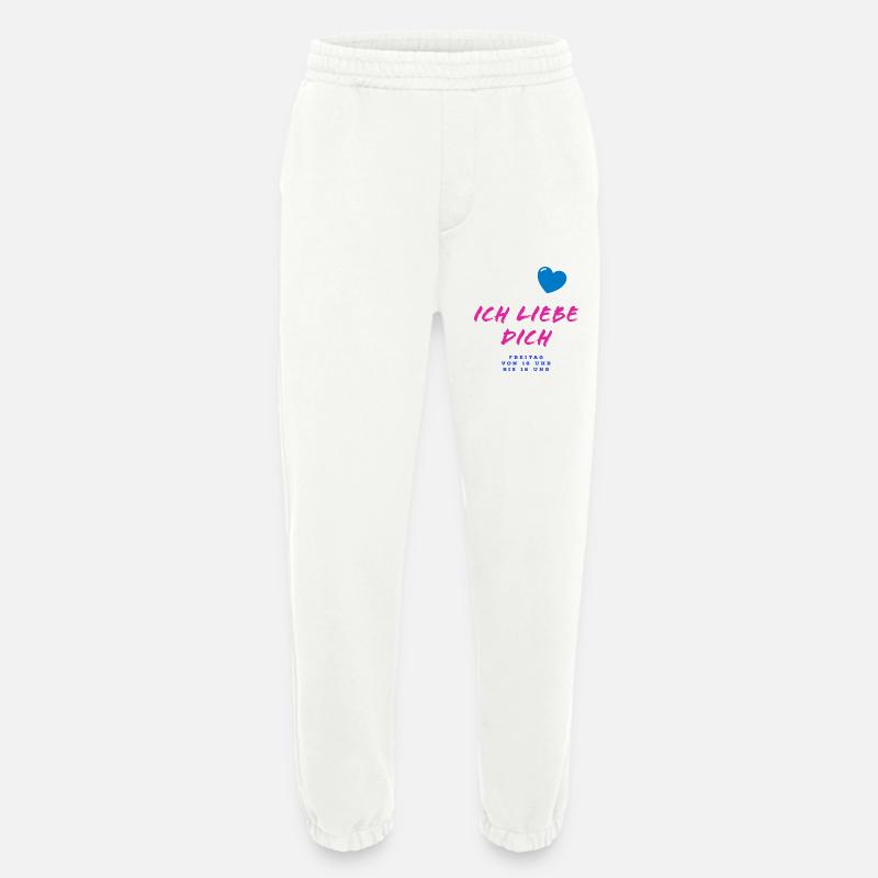 Herzliche Liebesbotschaft im Graffiti-Stil - Heavyweight Jogginghose - made by SPREAD  - OFF WHITE