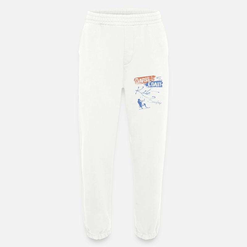 DarssCoast - Kite Surfing - Heavyweight Jogginghose - made by SPREAD  - OFF WHITE