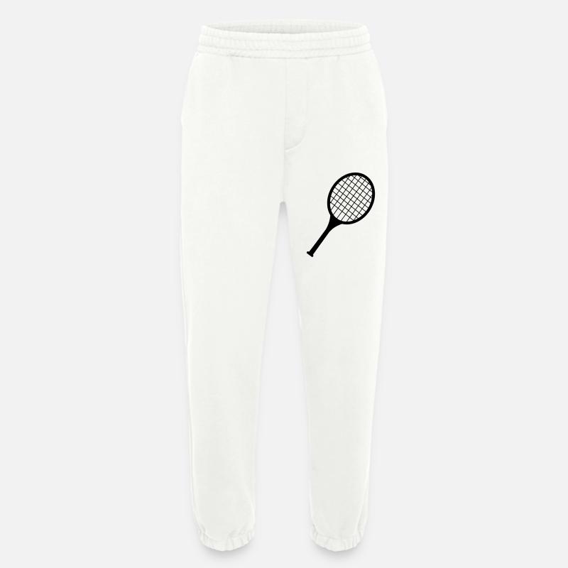Badmintonschläger-Logo - Heavyweight Jogginghose - made by SPREAD  - OFF WHITE