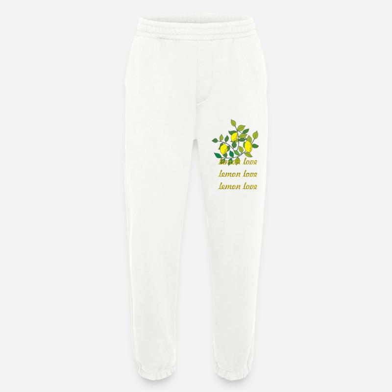 lemon love - Heavyweight Jogginghose - made by SPREAD  - OFF WHITE