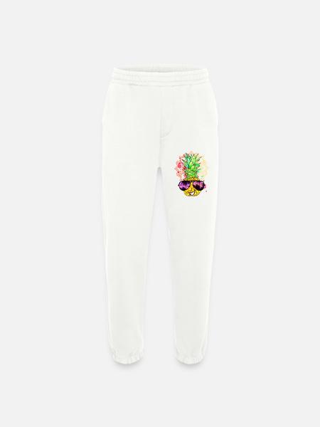 Pineapple Mandala - Heavyweight Jogging Pants - made by SPREAD - OFF WHITE