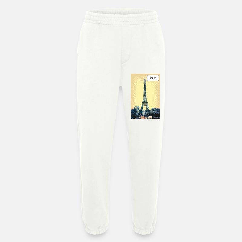 Eiffel Pop Art Paris - Heavyweight Jogginghose - made by SPREAD  - OFF WHITE