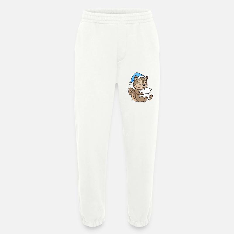 Squirrel Baby - Heavyweight Jogging Pants - made by SPREAD  - OFF WHITE