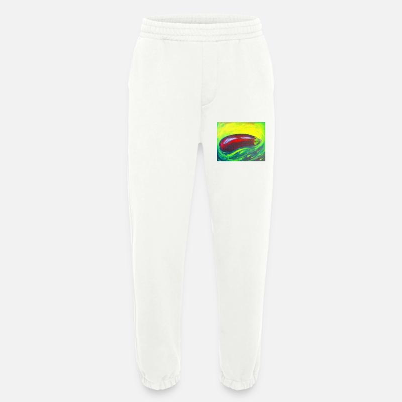 Abstrakte Auberginen Kunst - Heavyweight Jogginghose - made by SPREAD  - OFF WHITE