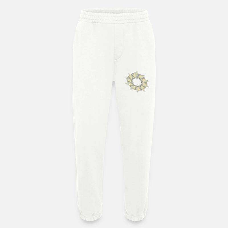 Muster Sternenkreis effect - Heavyweight Jogginghose - made by SPREAD  - OFF WHITE