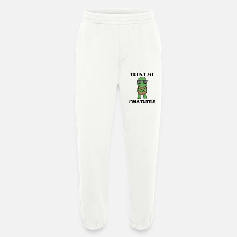 coole Schildkröte - Heavyweight Jogginghose - made by SPREAD  - OFF WHITE