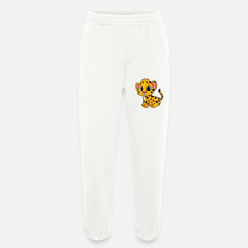 Cheetah - Heavyweight Jogging Pants - made by SPREAD  - OFF WHITE