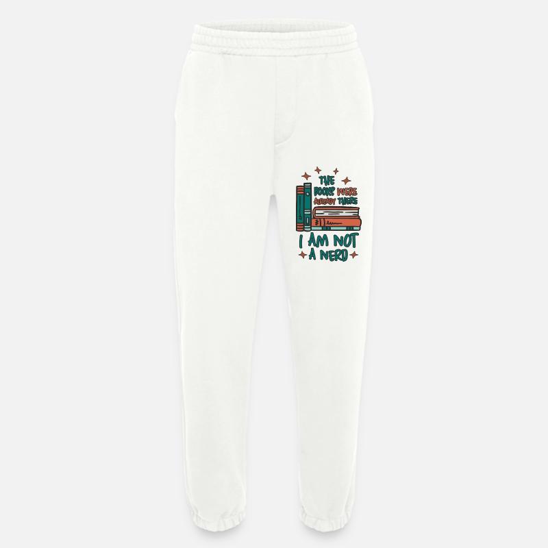 Bücher Wurm - Heavyweight Jogginghose - made by SPREAD  - OFF WHITE