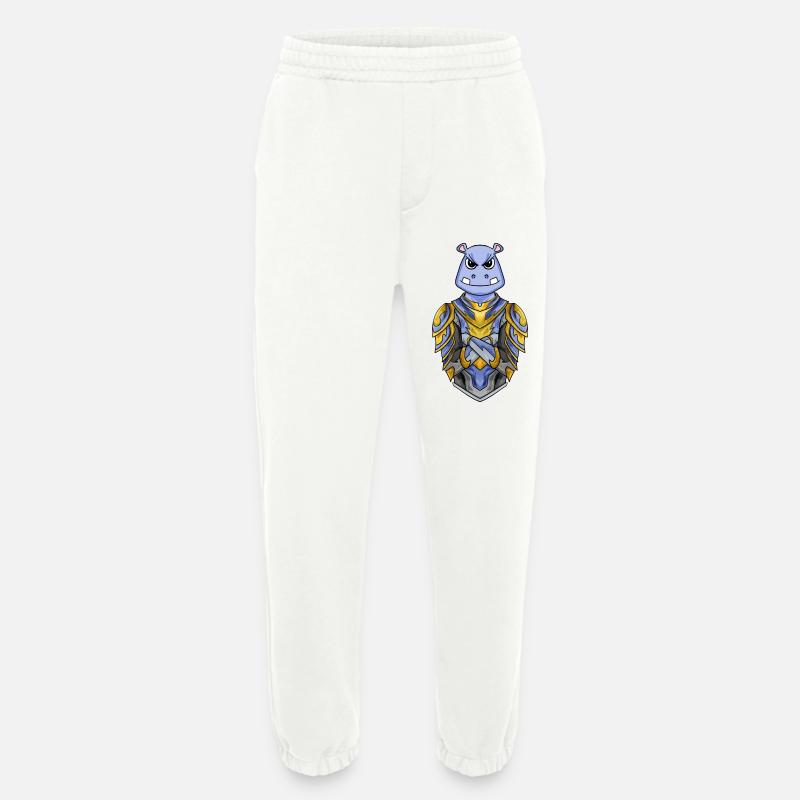 Knight hippo cool - Heavyweight Jogging Pants - made by SPREAD - OFF WHITE
