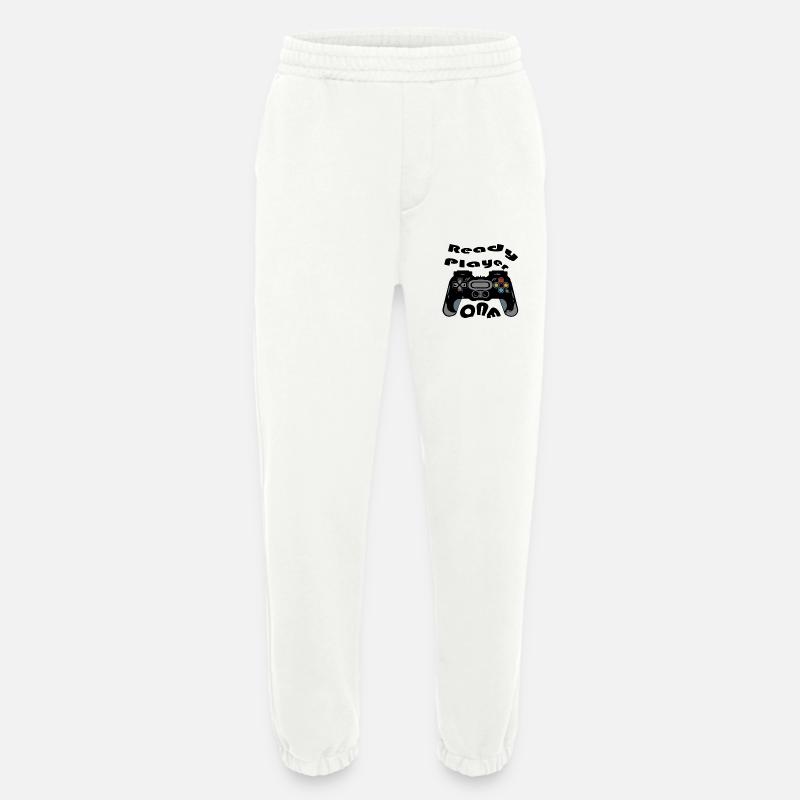 Retro-Controller Silhouette - Heavyweight Jogginghose - made by SPREAD  - OFF WHITE