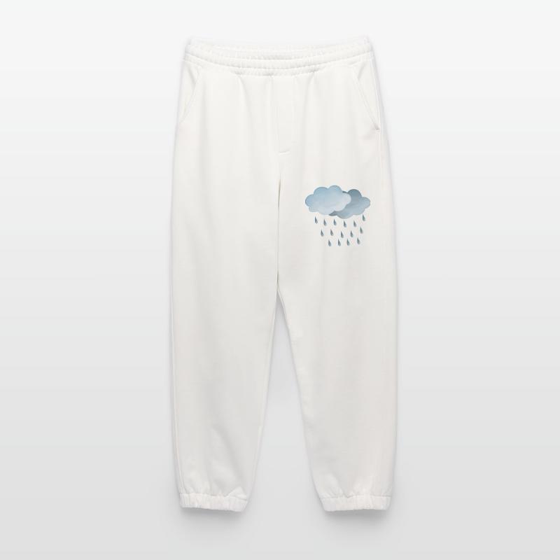 Weather Rain-Clouds Symbol Heavyweight Jogging Pants - made by SPREAD 