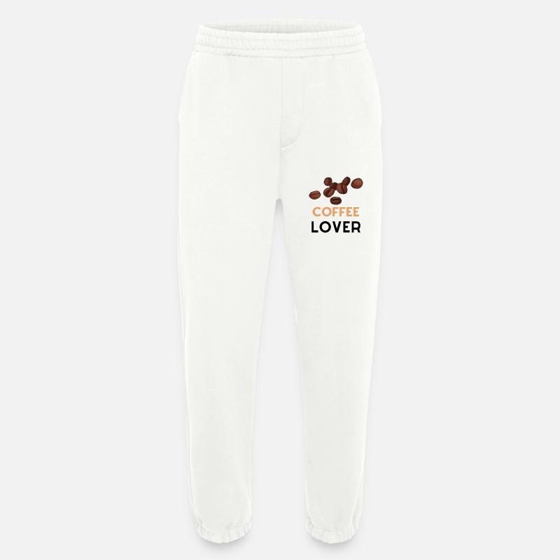COFFEE LOVER - Heavyweight Jogginghose - made by SPREAD  - OFF WHITE