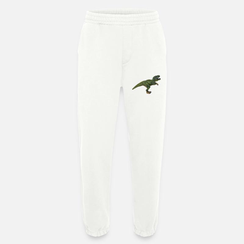 Tom T-Rex - Heavyweight Jogging Pants - made by SPREAD  - OFF WHITE