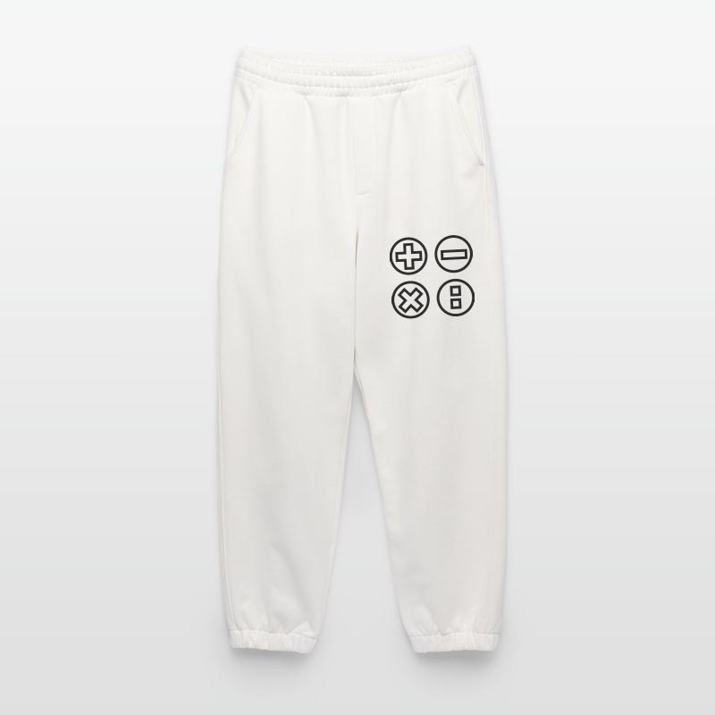 Logo mit vier Emblemen berechnen Schattenbild Heavyweight Jogginghose - made by SPREAD 