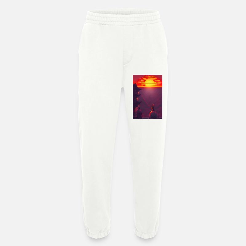 Samurai 3 - Heavyweight Jogginghose - made by SPREAD  - OFF WHITE