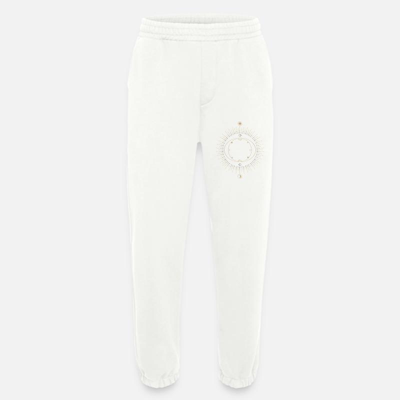 Sonnenring Kreislauf Design - Heavyweight Jogginghose - made by SPREAD  - OFF WHITE
