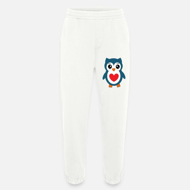 Eule blaue Eule  - Heavyweight Jogginghose - made by SPREAD  - OFF WHITE