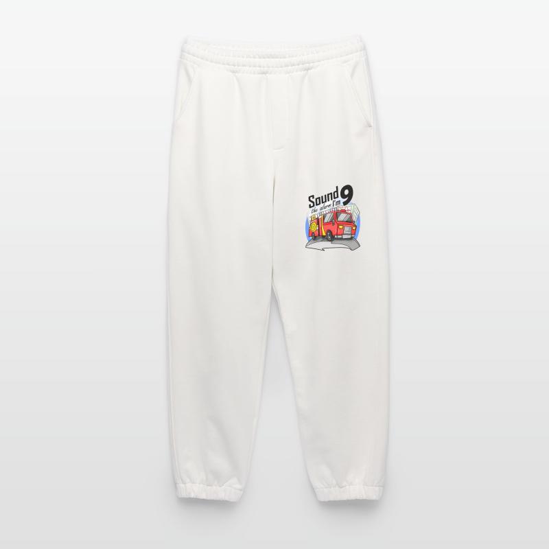 9 years old Young fire brigade fire engine car Heavyweight Jogging Pants - made by SPREAD 