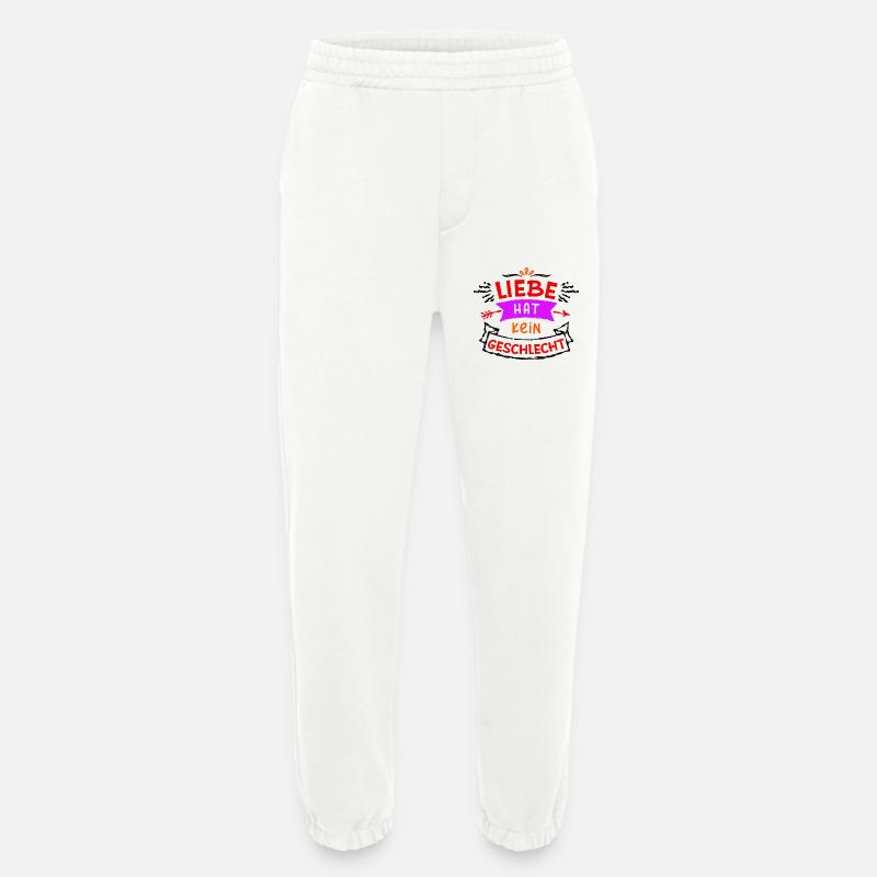 Lgbt Gleichgeschlechtliche Partnerschaft Statement - Heavyweight Jogginghose - made by SPREAD  - OFF WHITE