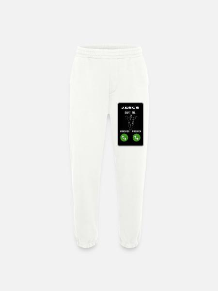 Jesus ruft an - Heavyweight Jogginghose - made by SPREAD  - OFF WHITE