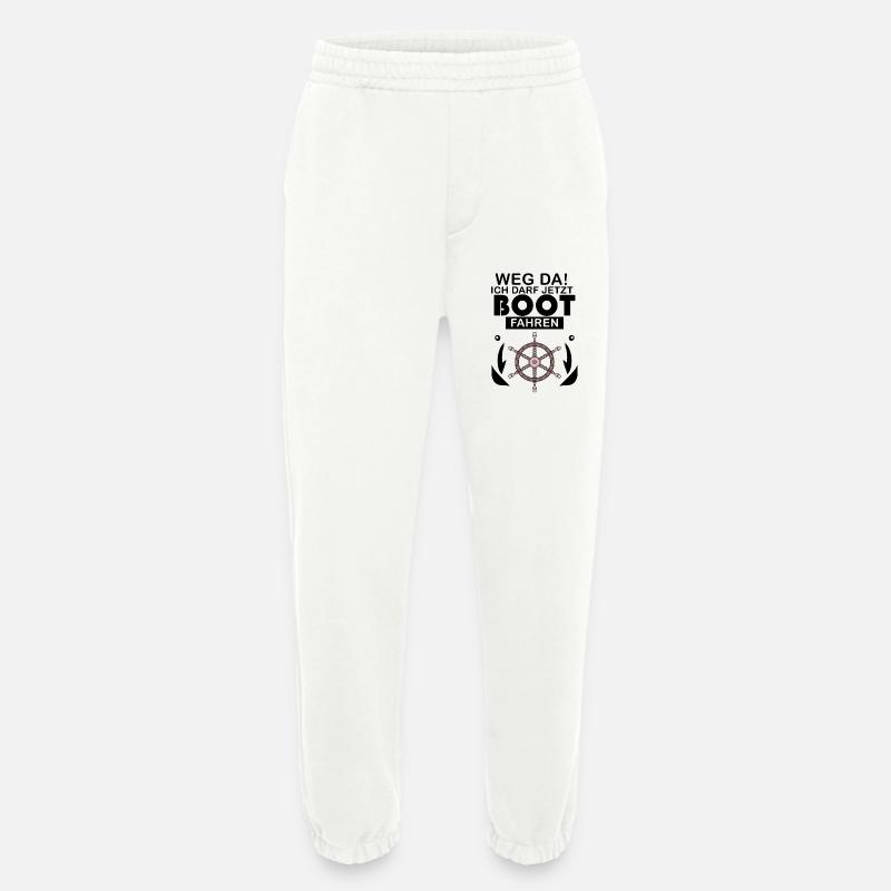 Bootsführerschein Motorboot Geschenk - Heavyweight Jogginghose - made by SPREAD  - OFF WHITE