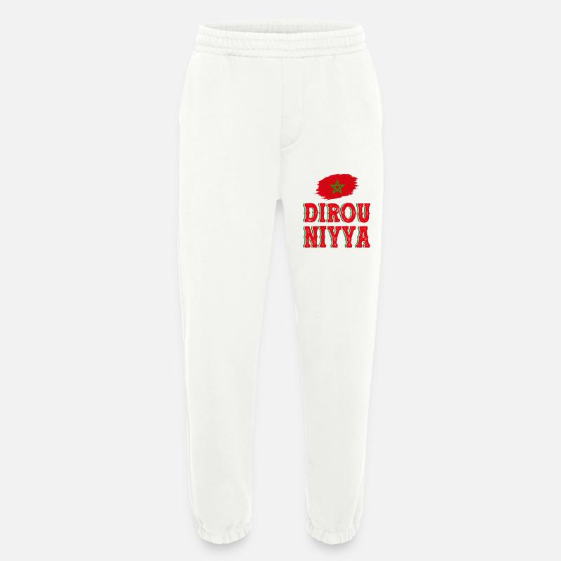 Dirou NIYYA - Heavyweight Jogginghose - made by SPREAD  - OFF WHITE