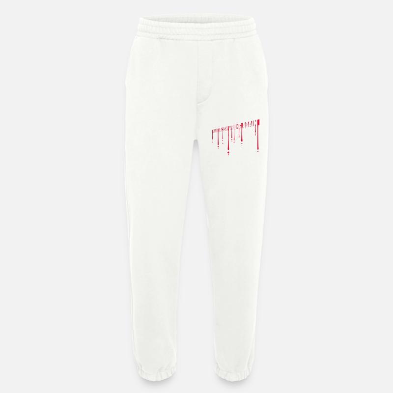 make racism wrong again - Heavyweight Jogginghose - made by SPREAD  - OFF WHITE