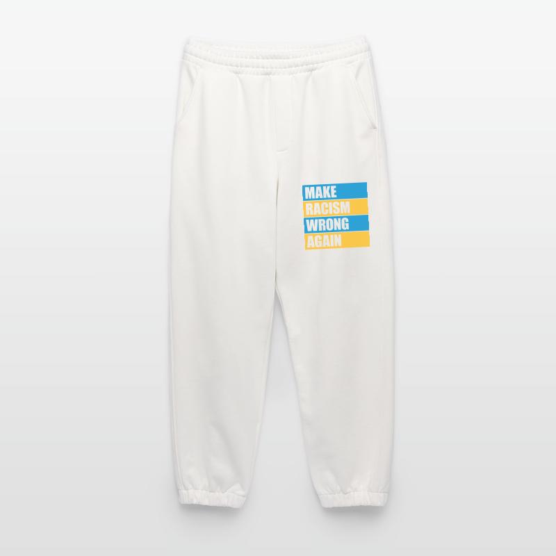 make racism wrong again Heavyweight Jogginghose - made by SPREAD 