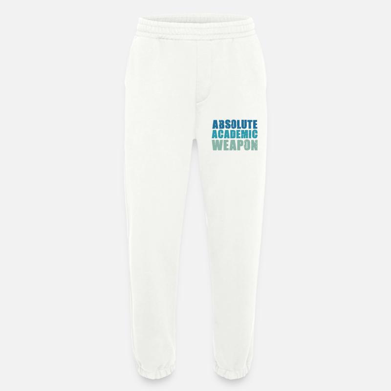 Studenten Absolute Academic Weapon - Heavyweight Jogginghose - made by SPREAD  - OFF WHITE
