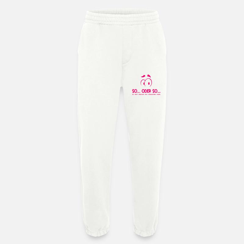 So...Oder So: Hässlicher Vogel - Neonpink - Heavyweight Jogginghose - made by SPREAD  - OFF WHITE