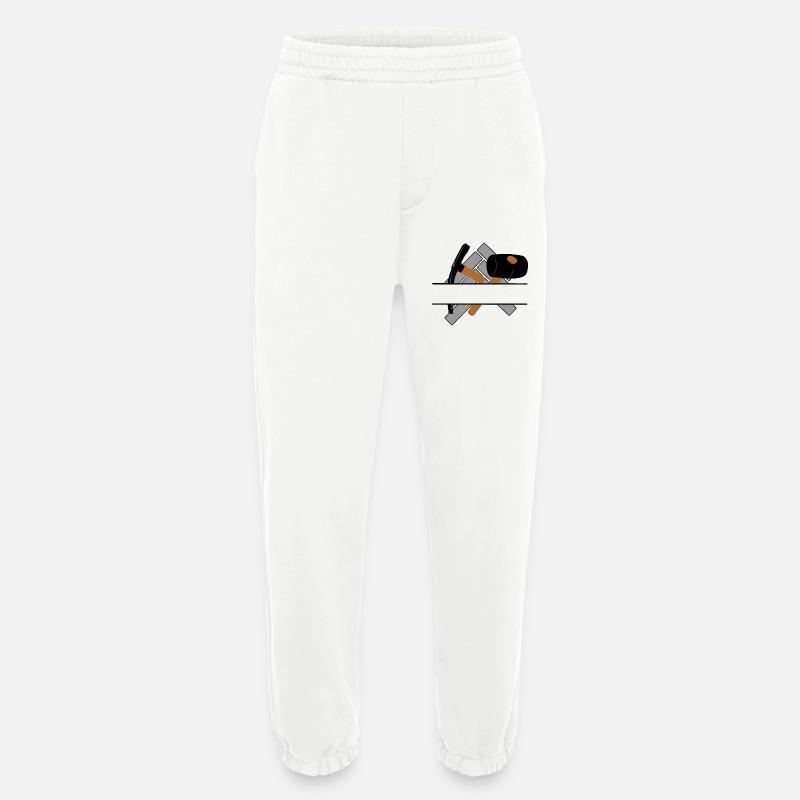 Pflastererlogo mit transparenter Stange dazwischen - Heavyweight Jogginghose - made by SPREAD  - OFF WHITE