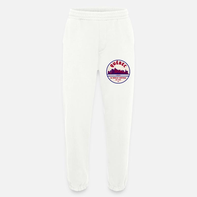 Québec Vieille Capitale Skyline - Heavyweight Jogginghose - made by SPREAD  - OFF WHITE