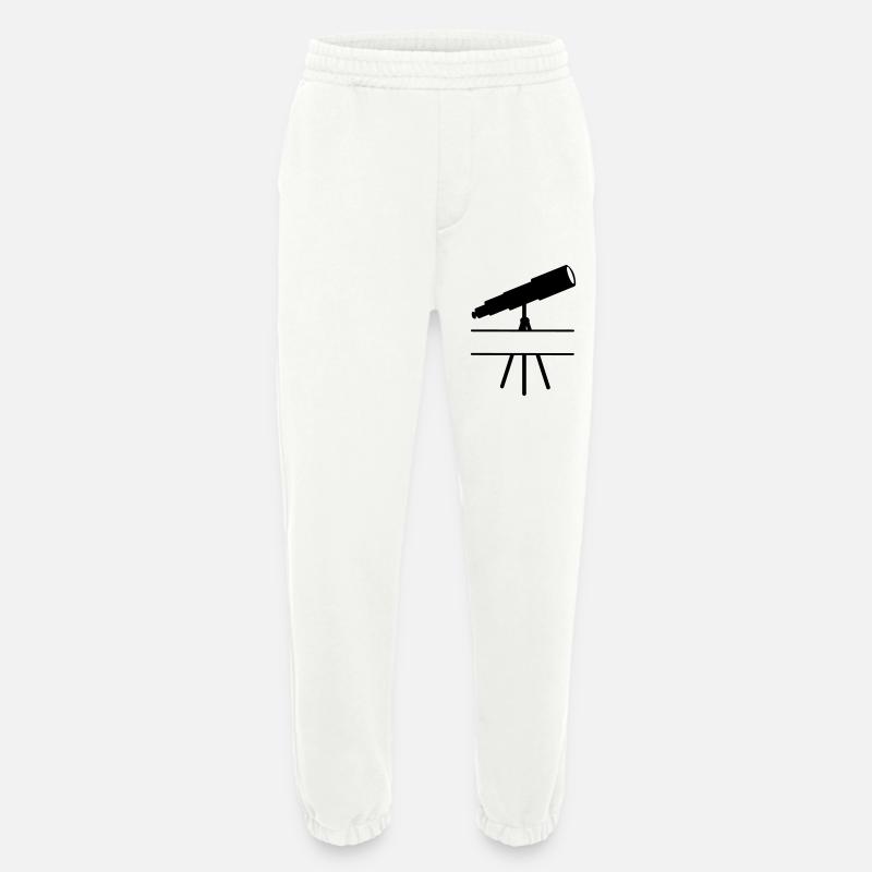 Teleskop-Schattenbild mit Leerzeichen oder Balken - Heavyweight Jogginghose - made by SPREAD  - OFF WHITE