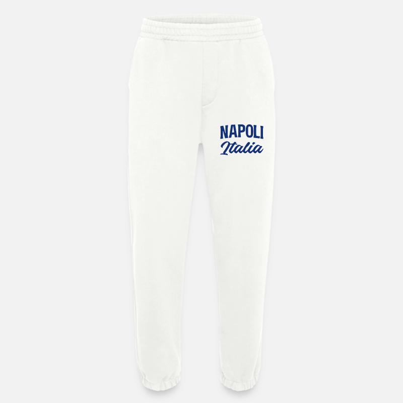 Napoli Italia Script in Blau - Heavyweight Jogginghose - made by SPREAD  - OFF WHITE