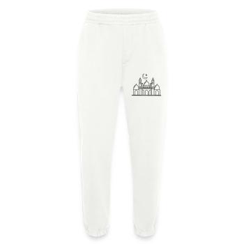 Mosque religious place of worship transparent - Heavyweight Jogging Pants - made by SPREAD  - OFF WHITE - Front